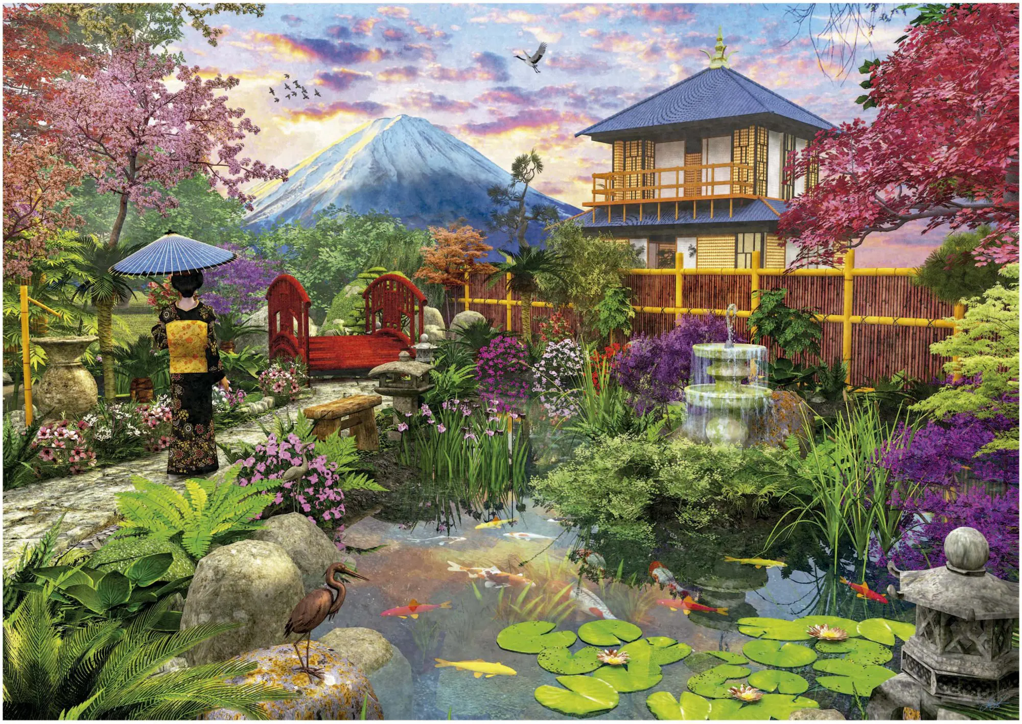 Puzzle Jardim Japon S Pe As