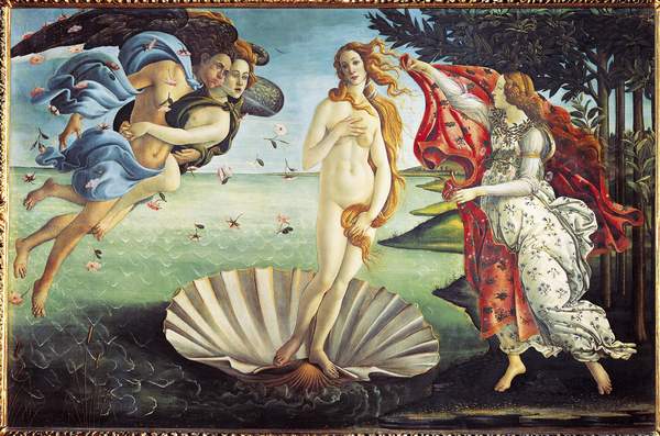 Puzzle Boticelli: Venus fødsel