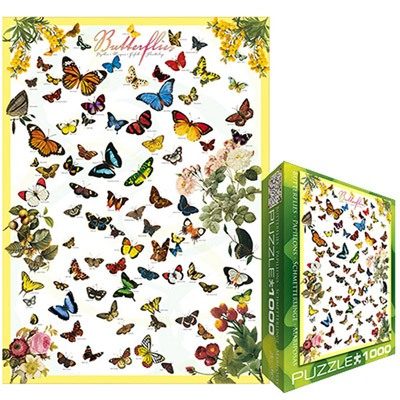 Puzzle Sommerfugle 3