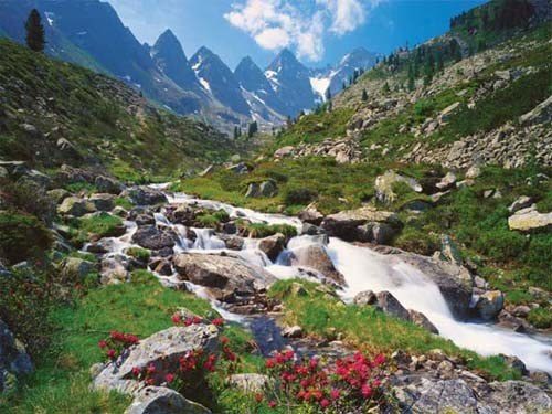 Puzzle Tyrolské Alpy