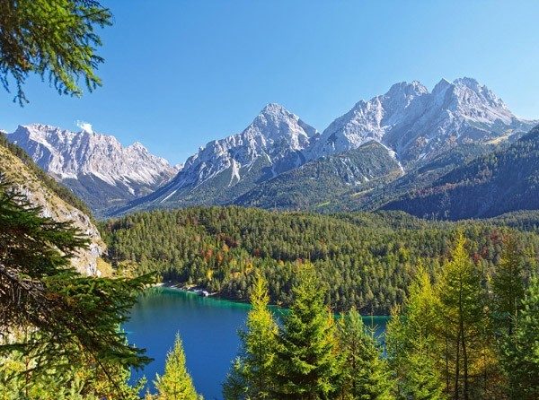 Puzzle Lac dans les Alpes, Autriche