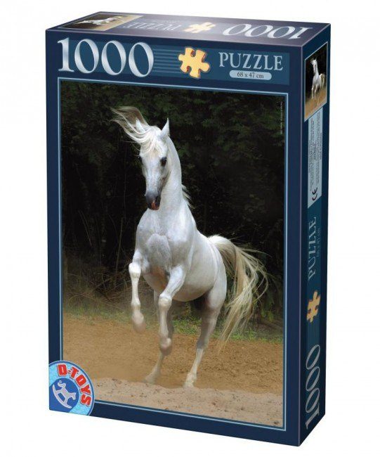 Puzzle Hvid hest