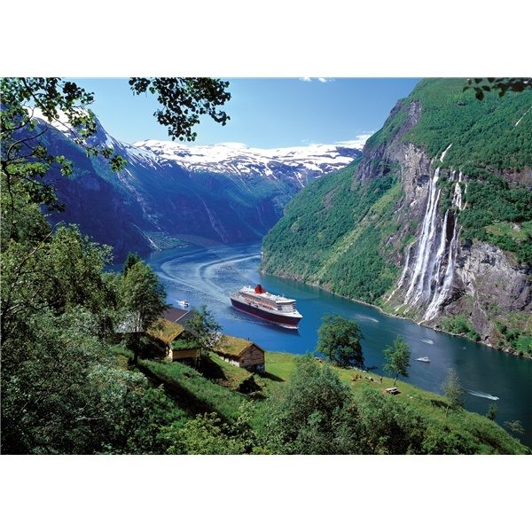 Puzzle Rieka Sedem sestier, Nórsko