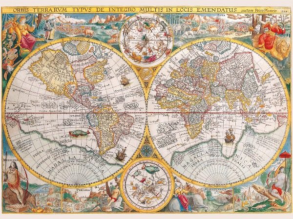 Puzzle Zgodovinski zemljevid 2 2