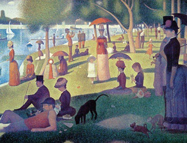 Puzzle Georges Seurat: Søndag på Grande Jatte