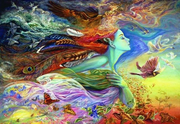 Puzzle Josephine Wall: Duch lotu