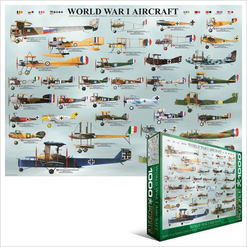 Puzzle Vliegtuigen tijdens de Eerste Wereldoorlog