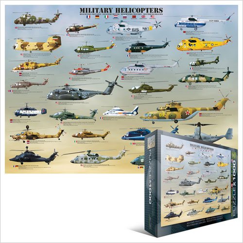 Puzzle Helicópteros militares