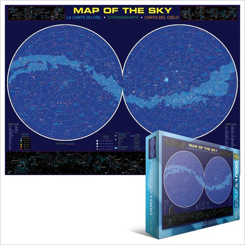Puzzle Mapa oblohy
