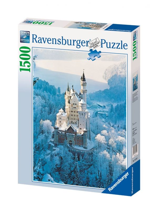 Puzzle Neuschwanstein v zime