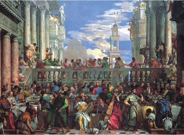 Puzzle Paolo Veronese: Svatba v Káně