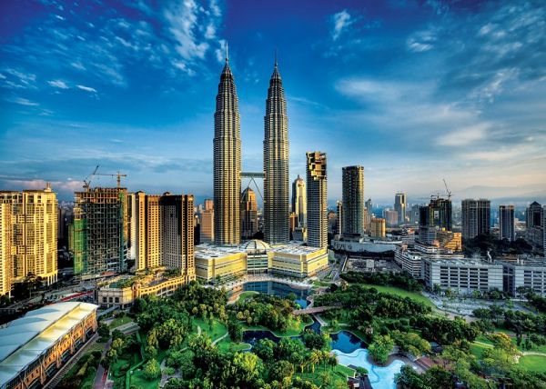 Puzzle Petronas tvillingtorn, Kuala Lumpur
