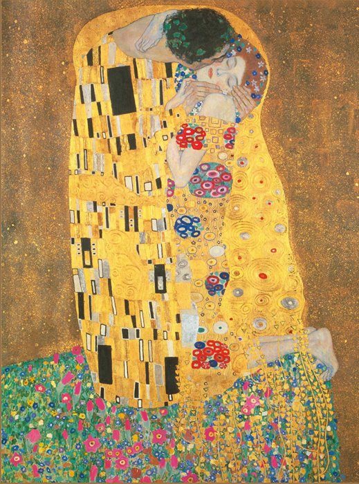 Puzzle Klimt: Polibek I
