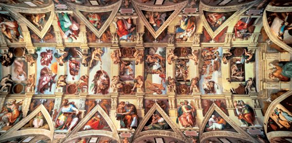 Puzzle Michelangelo Buonarroti: Sikstinska kapela