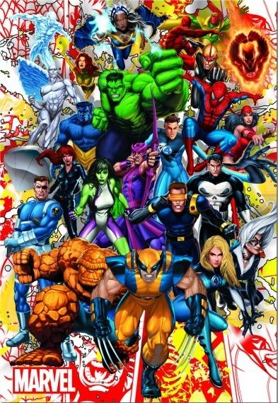 Puzzle Marvel hősök