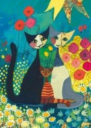 Puzzle Rosina Wachtmeister: blomsterbed