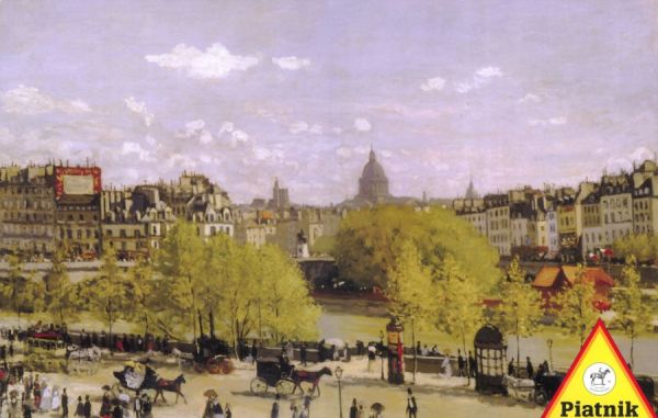 Puzzle Monet: Quai du Louvre, Paryžius