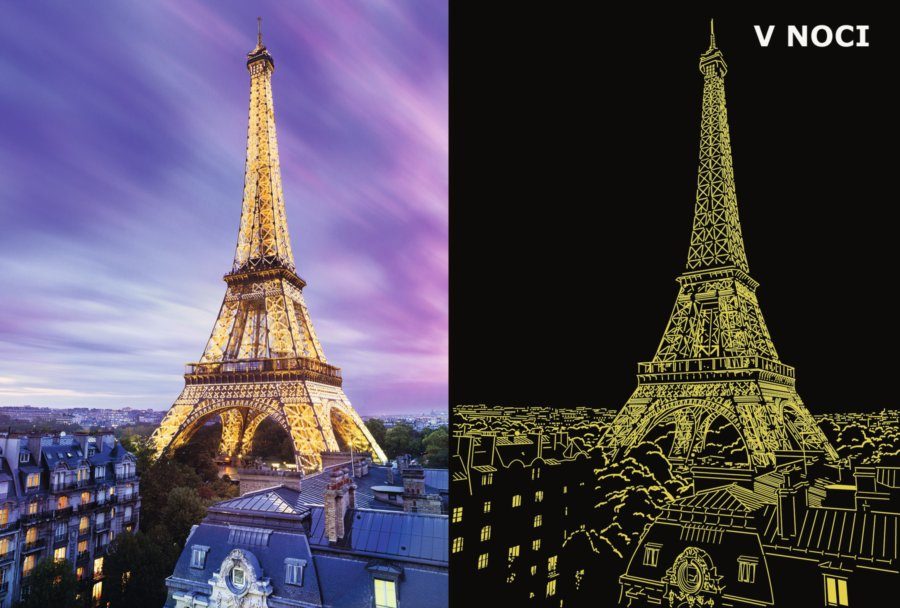 Puzzle Eiffeltårnet, Paris