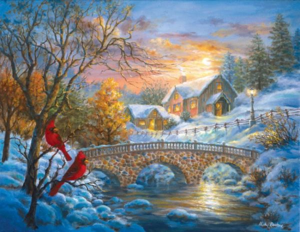 Puzzle Nicky Boehme: Winter sunset