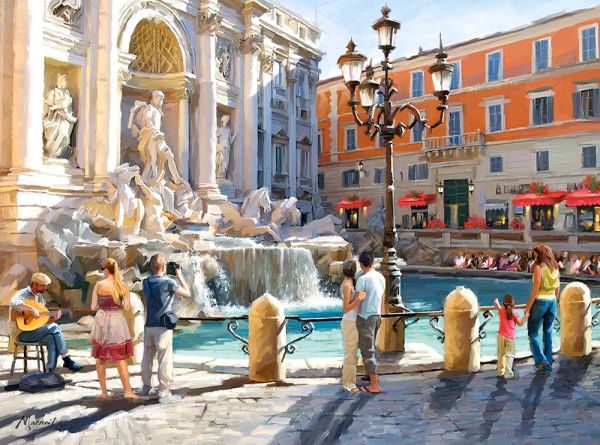 Puzzle The Trevi Fountain