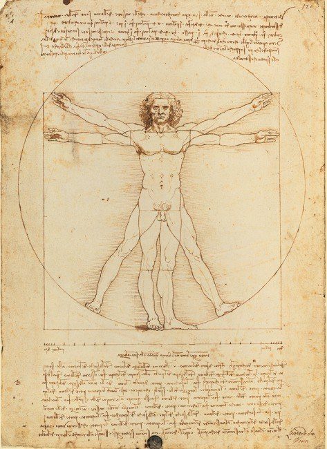 Puzzle Leonardo da Vinci: Człowiek witruwiański