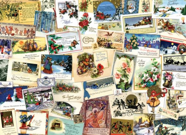 Puzzle Victorian Greeting Cards