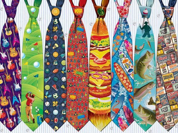 Puzzle Father's Day Ties