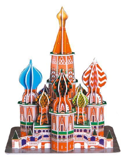 Puzzle Catedral de Vasili, o Abençoado 3D