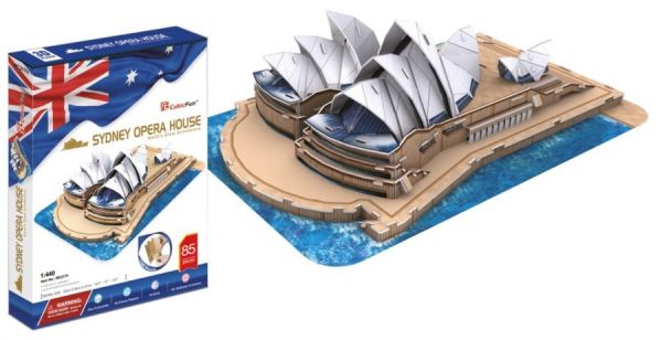 Puzzle Opera and Harbour Bridge, Sydney 3D
