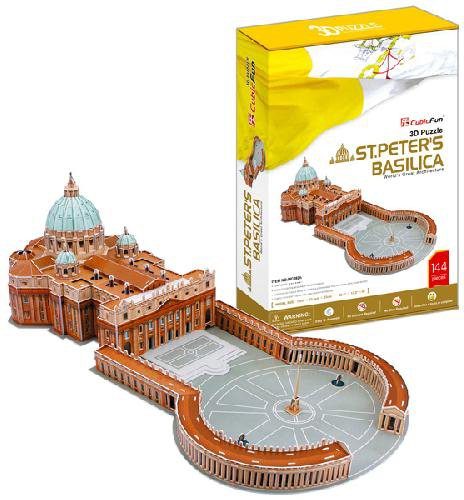 Puzzle 3D Bazilika svätého Petra