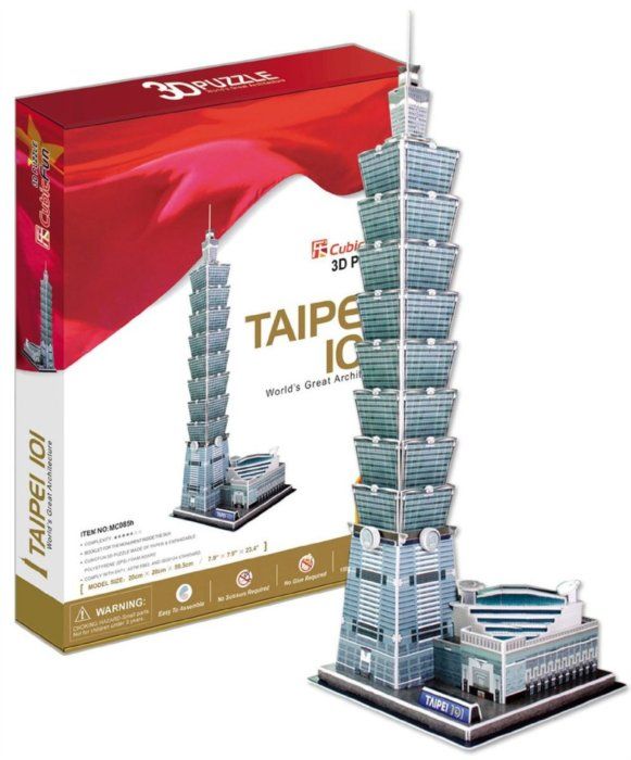 Puzzle Tchaj-pej 101 (Taipei) 3D