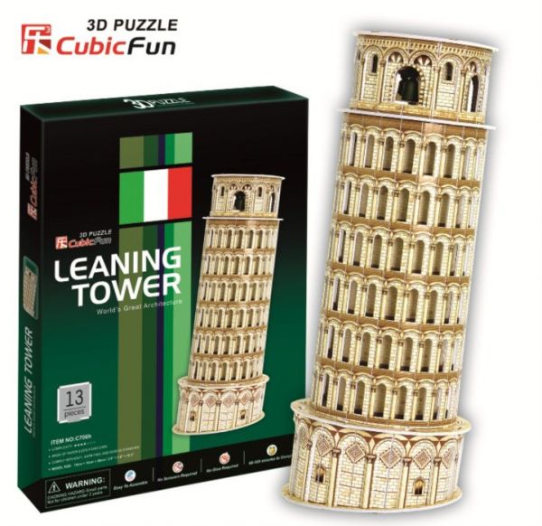 Appendix to add rinse Puzzle Turnul înclinat în Pisa III 3D | Puzzle-Mania.ro