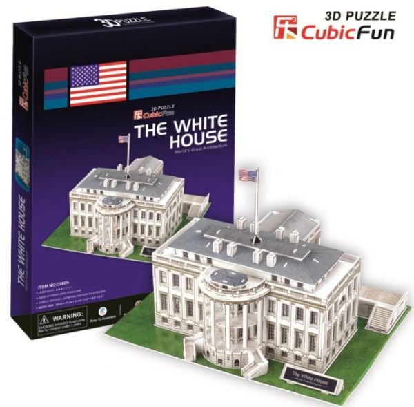 Puzzle 3D Biely dom