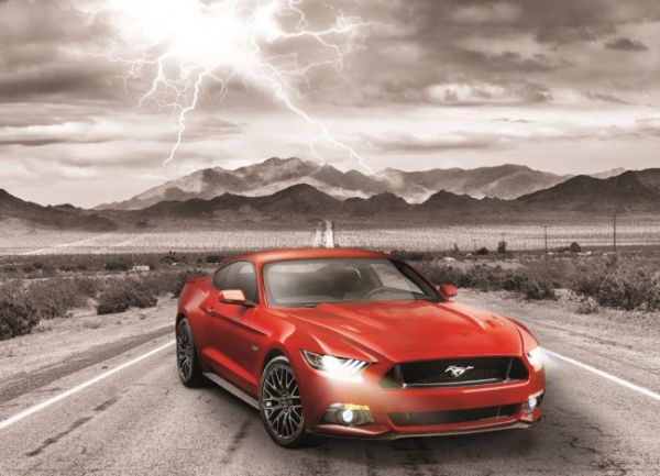 Puzzle 2015 Piros Ford Mustang GT