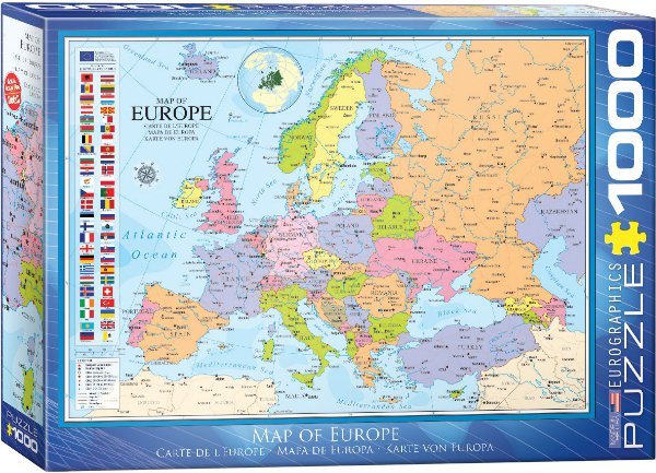Puzzle Harta Europei