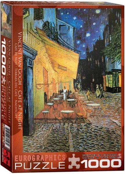 Puzzle Vincent van Gogh: Kaviareň
