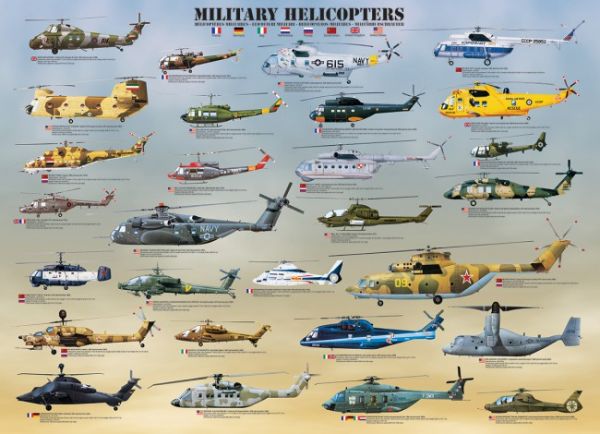 Puzzle Katonai helikopterek