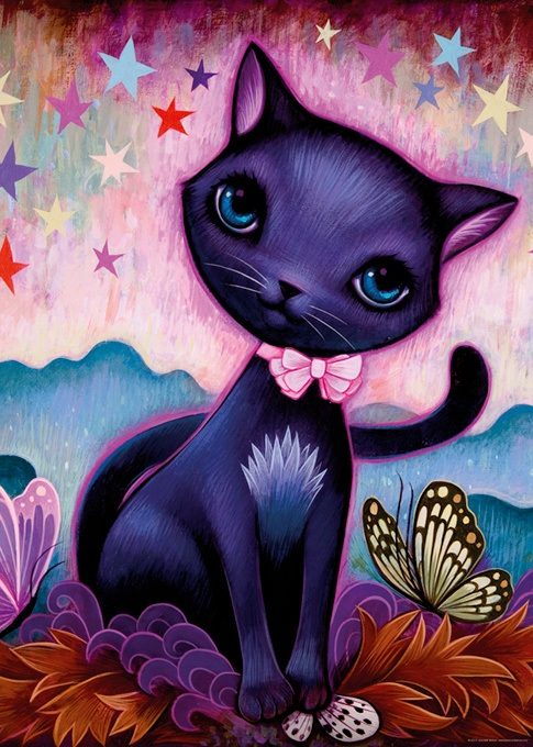 Puzzle Jeremiah Ketner: Fekete macska