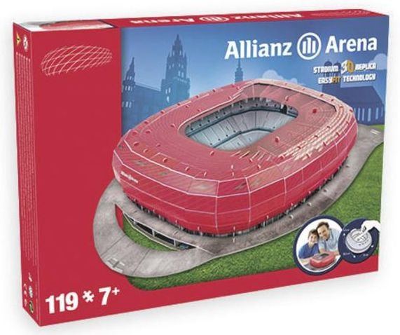 Puzzle Model stadionu - Puzzle 3D. Bayern Monachium Alianz Arena