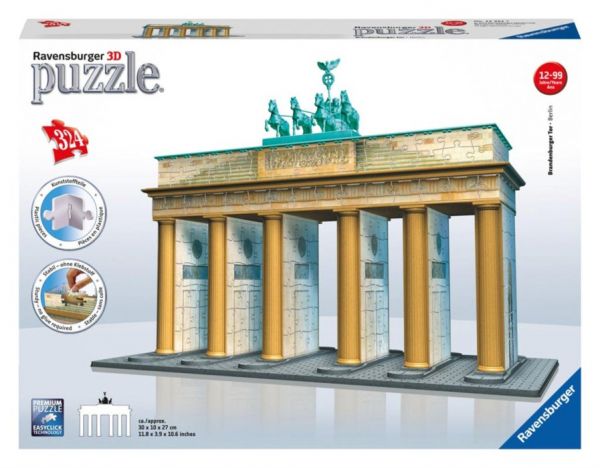 Teleurstelling wervelkolom Voorverkoop Puzzle Brandenburger Tor, Berlijn 3D | PuzzleMania.nl