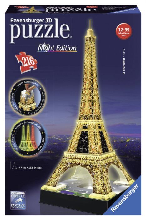 Eiffelova veža 3D LED