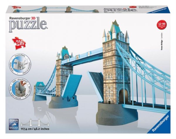 Puzzle 3D Bridge Tower Plastic Ravensburger