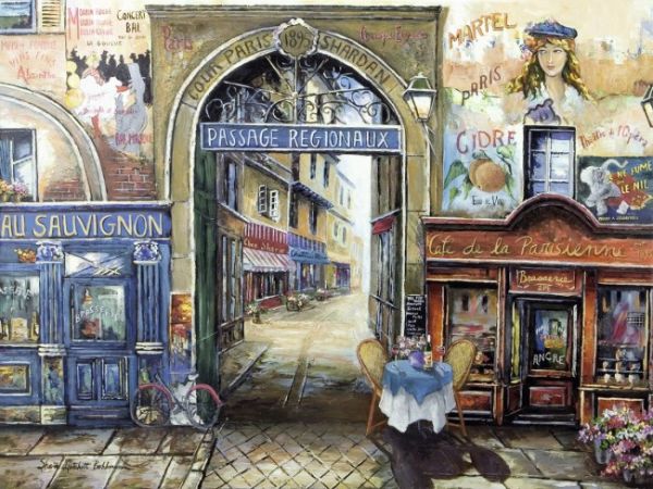 Puzzle Davison: Street i Paris II