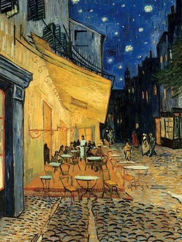 Puzzle Vincent van Gogh: Kavarna ponoči