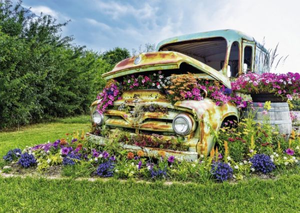 Puzzle Flower Truck