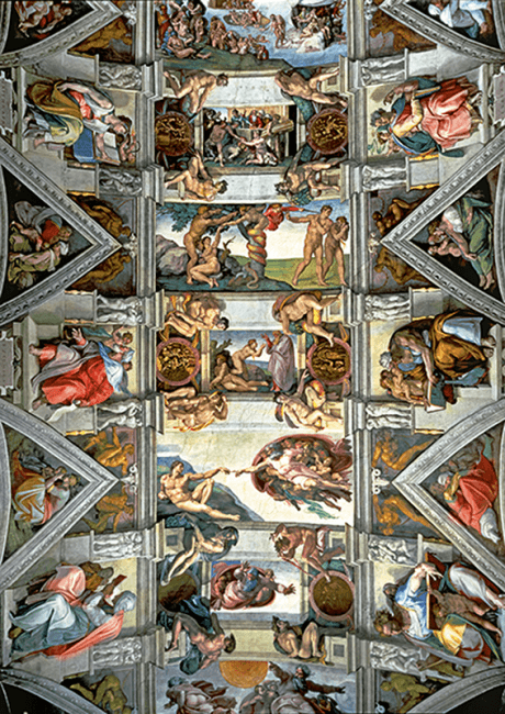 Puzzle Michelangelo Buonarroti: Sixtus-kápolna 