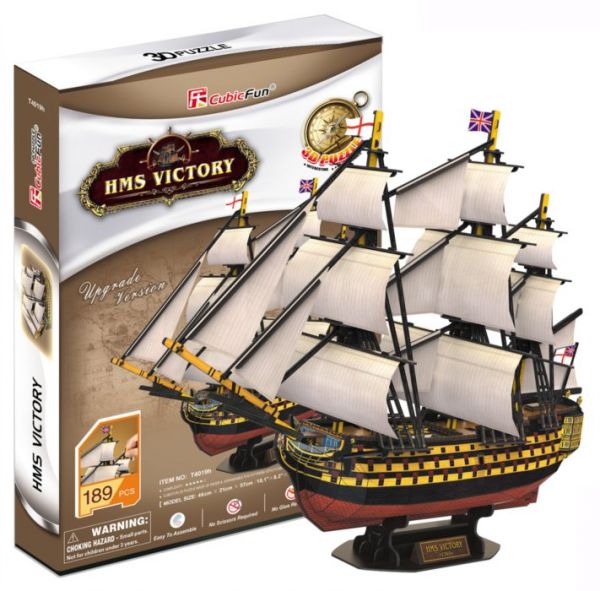 Puzzle Segelboot HMS Victory 3D