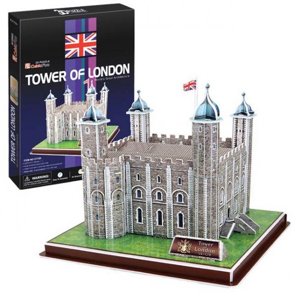 Puzzle Tower of London. Puzzle 3D
