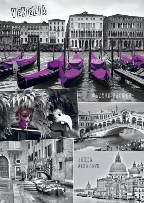 Puzzle Venedig-Collage