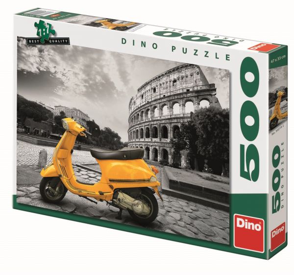 Puzzle Scooter ved Colosseum
